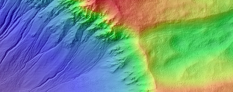 Illustration for article titled Erosion in a Martian Crater